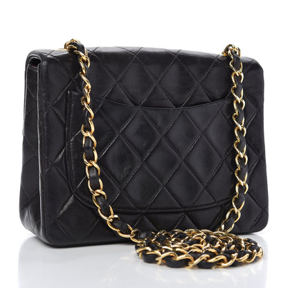Chanel Lambskin Quilted Mini Square Flap Black 3 of 12