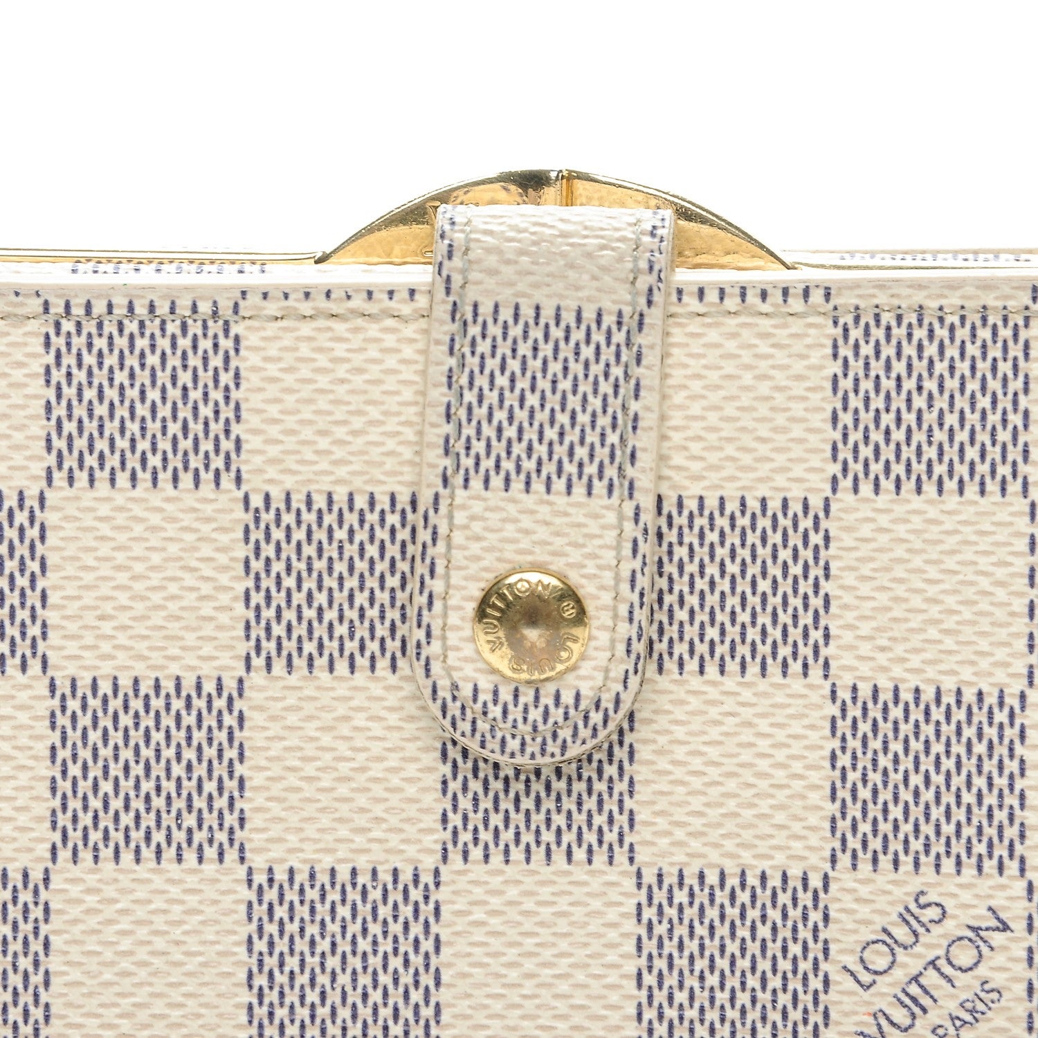 Louis Vuitton Damier Azur French Purse Wallet 9 of 9