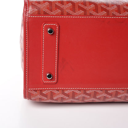 Goyard Goyardine Marquises Tote Red 10 of 10
