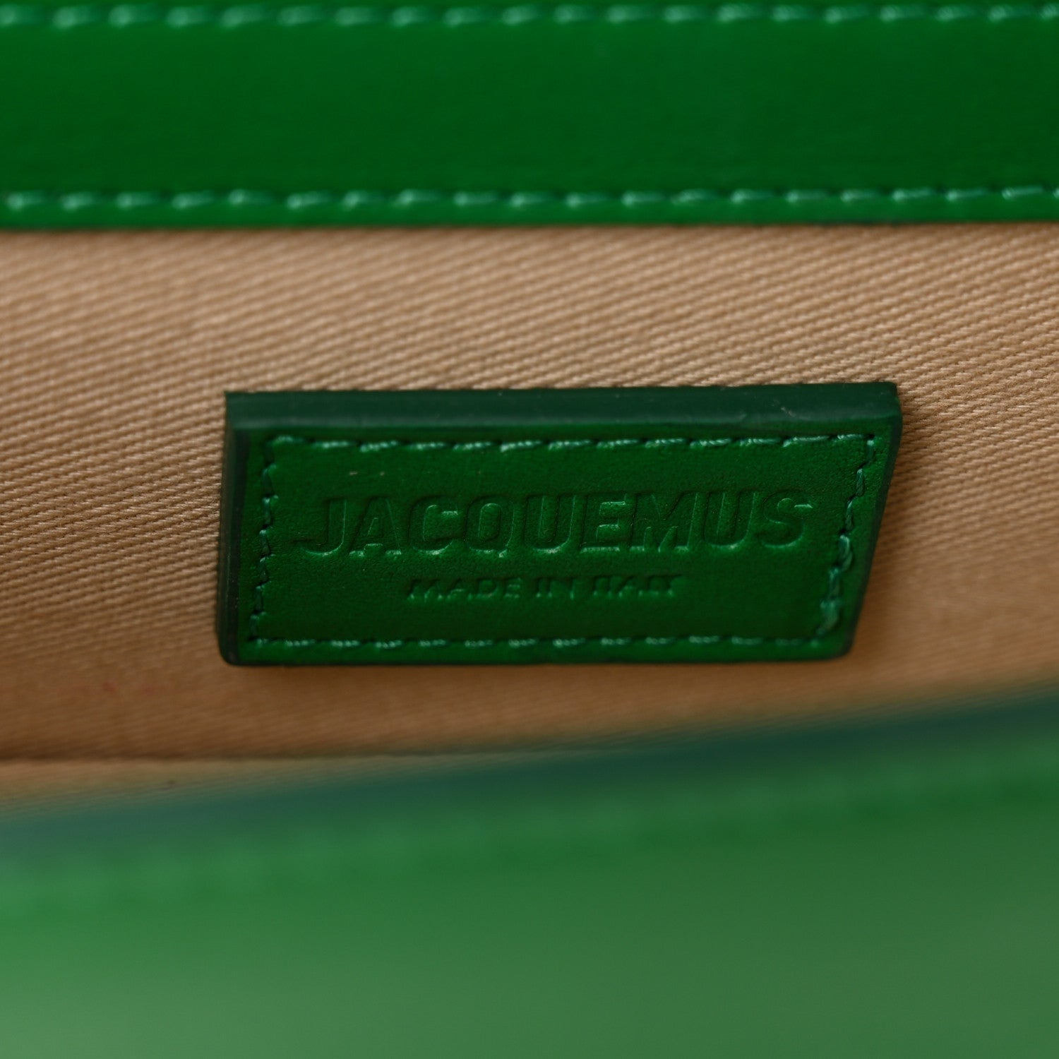 Jacquemus Smooth Calfskin Le Bambino Green 6 of 14
