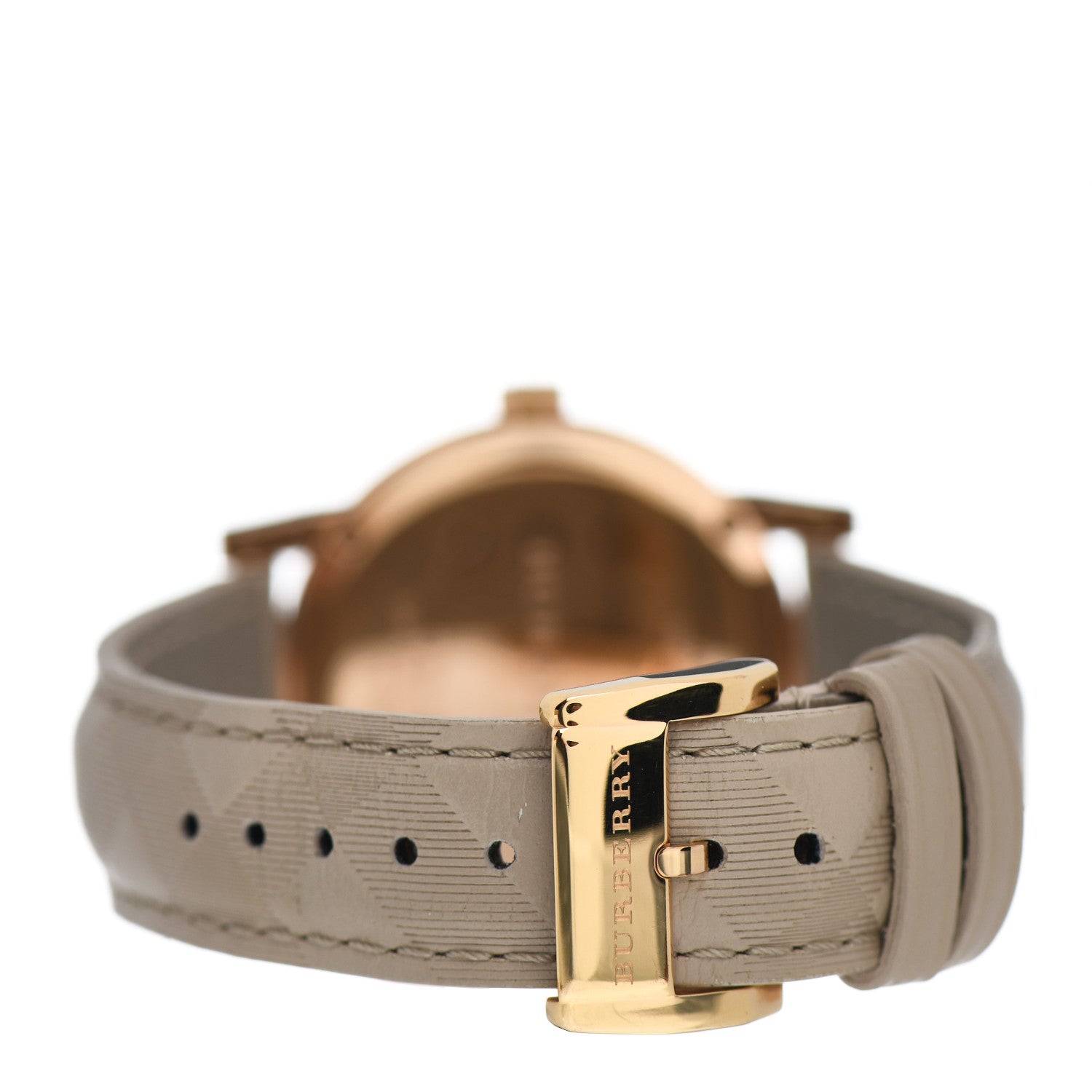 Burberry Stainless Steel Calfskin 34mm The City Quartz Watch Beige BU9154 3 of 5