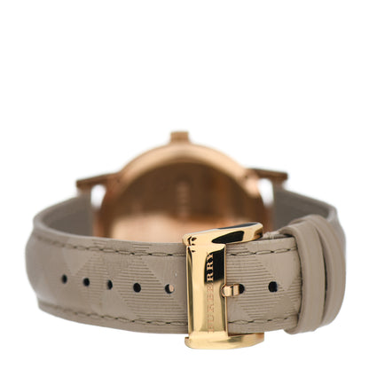 Burberry Stainless Steel Calfskin 34mm The City Quartz Watch Beige BU9154 3 of 5