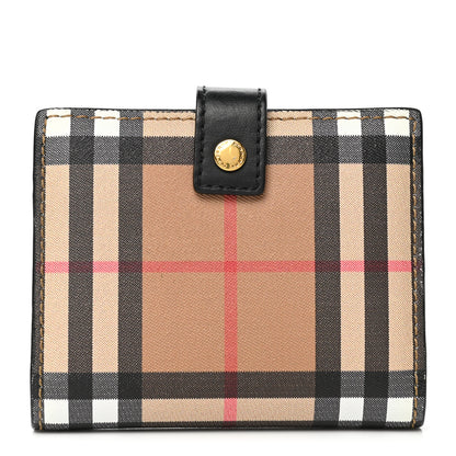 Burberry Canvas Vintage Check Coin Purse Wallet Black 1 of 11