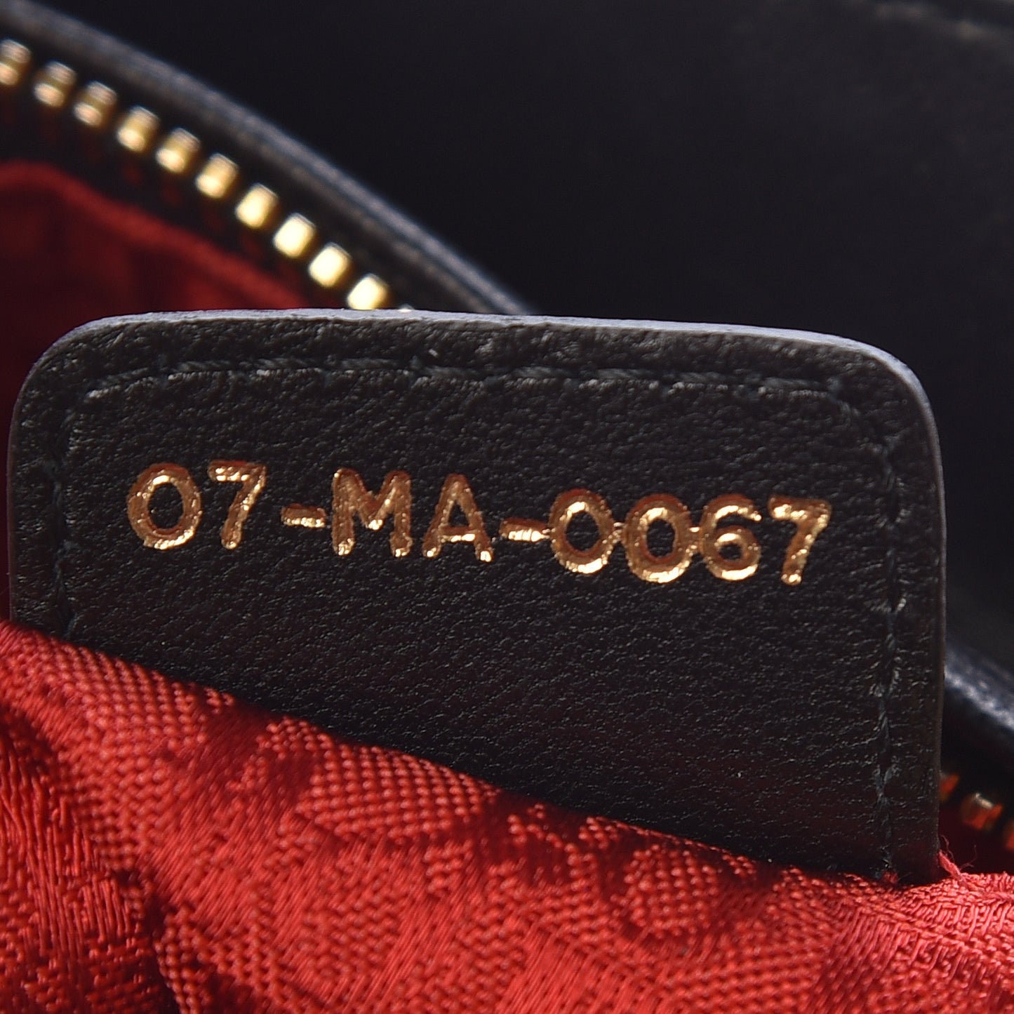 Lambskin Cannage Medium Lady Dior Black