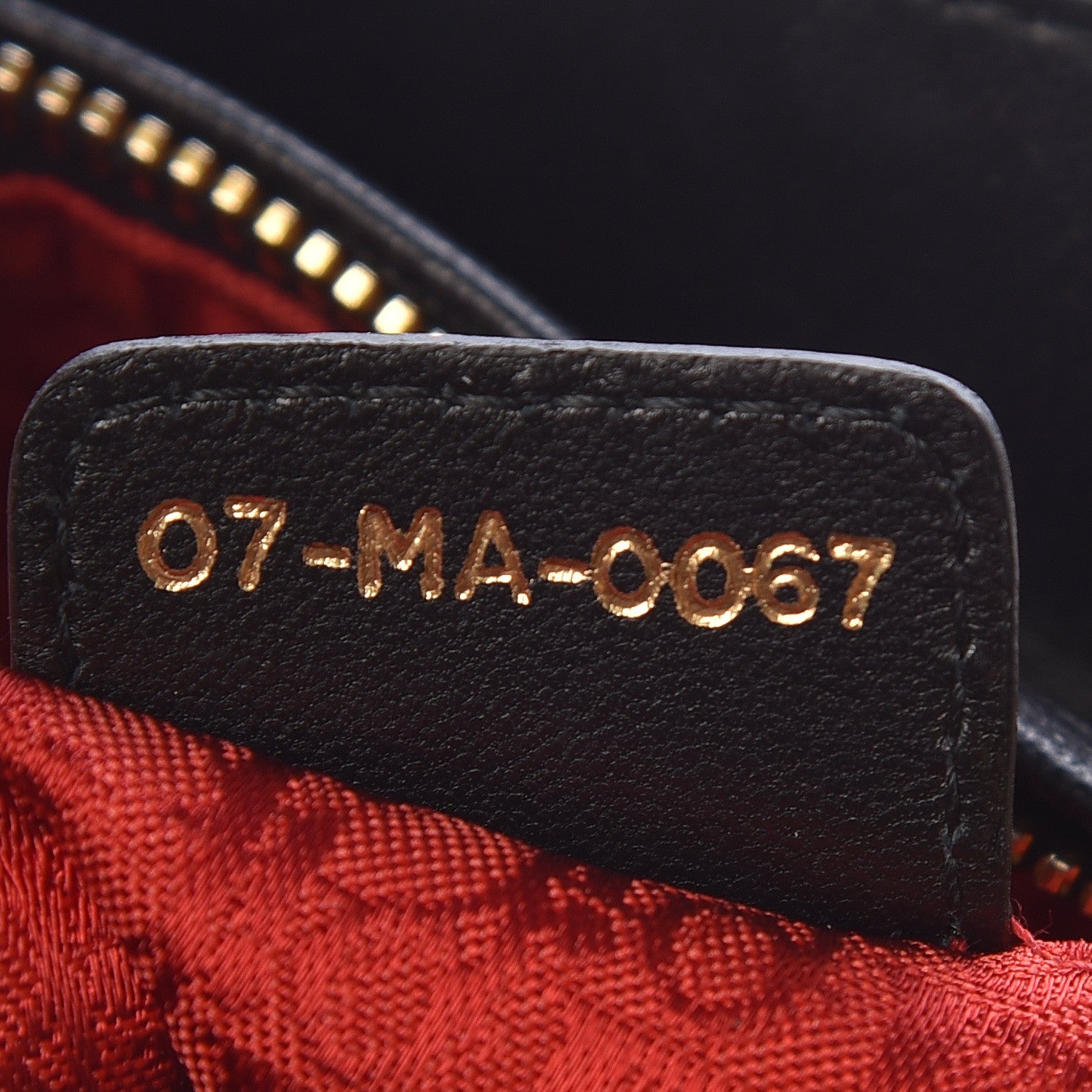 Christian Dior Lambskin Cannage Medium Lady Dior Black 7 of 10