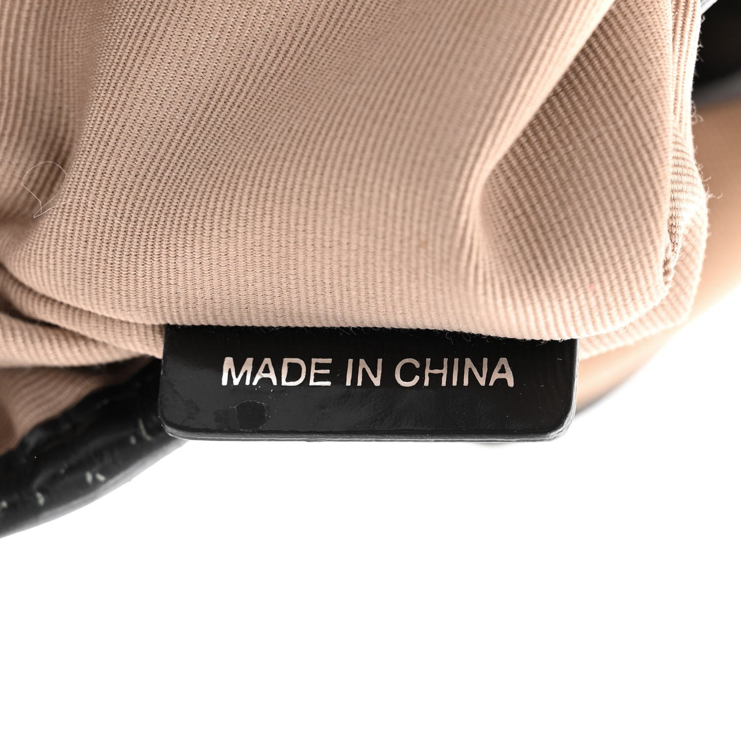 Patent Trim Nova Check Tote Black