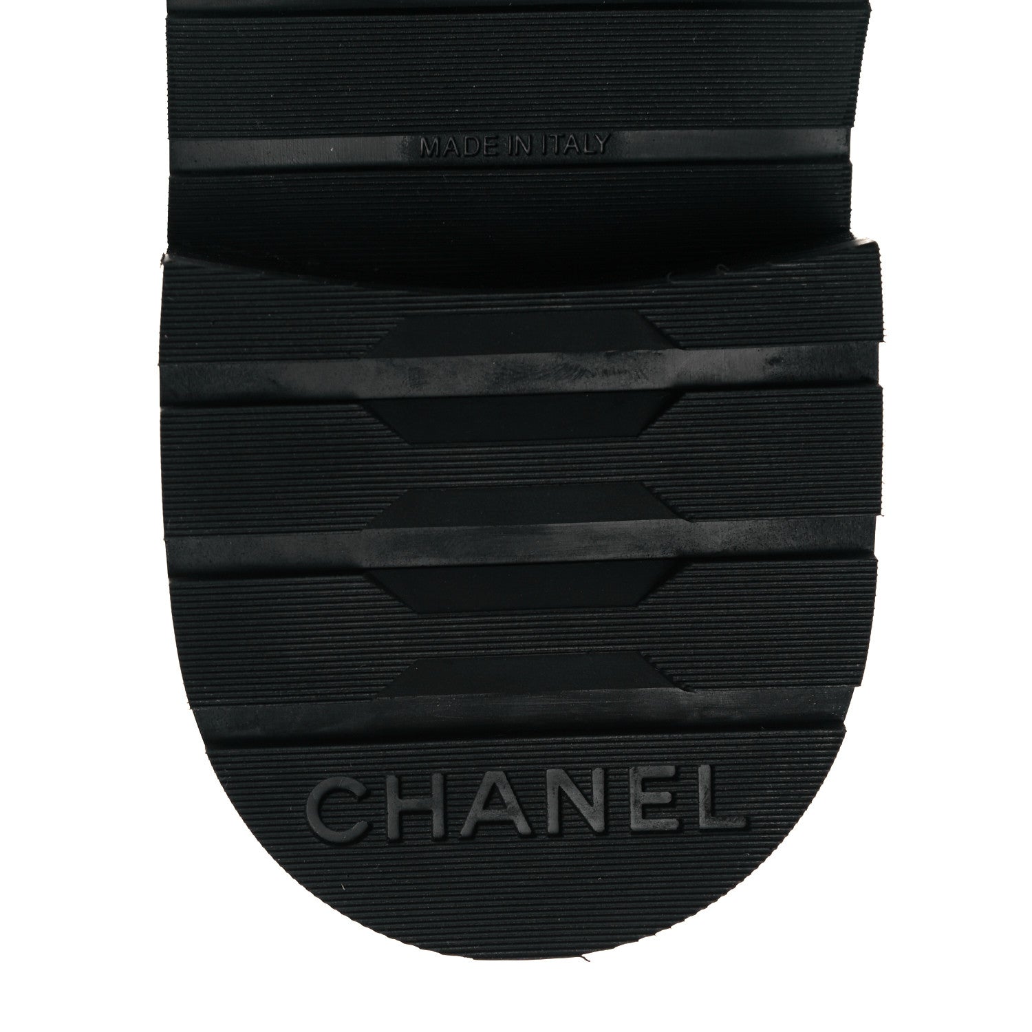 Chanel Shiny Lambskin Quilted Lace Up Combat Boots 36 Black 6 of 7