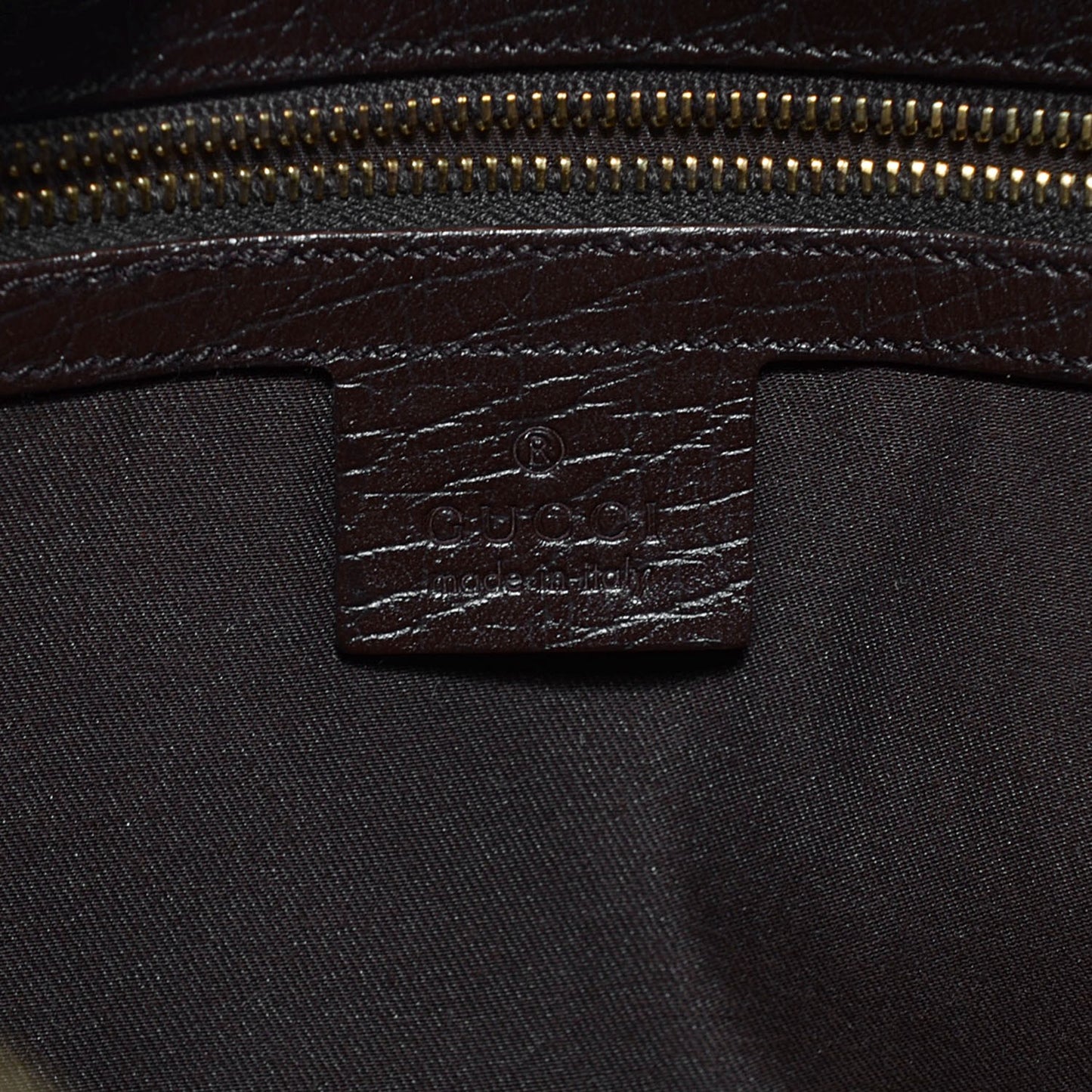 Monogram Medium Horsebit Chain Hobo Dark Brown
