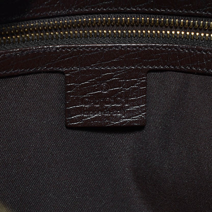 Gucci Monogram Medium Horsebit Chain Hobo Dark Brown 6 of 7