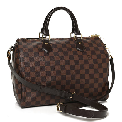 Louis Vuitton Damier Ebene Speedy Bandouliere 30 3 of 13