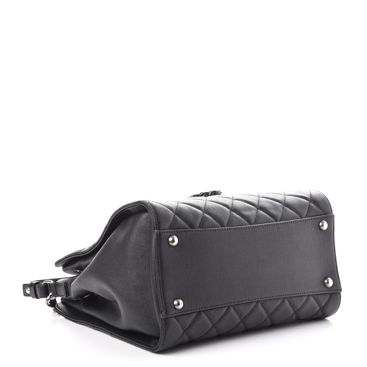 Chanel Caviar Quilted Medium CC Bucket Bag Black 4 of 7