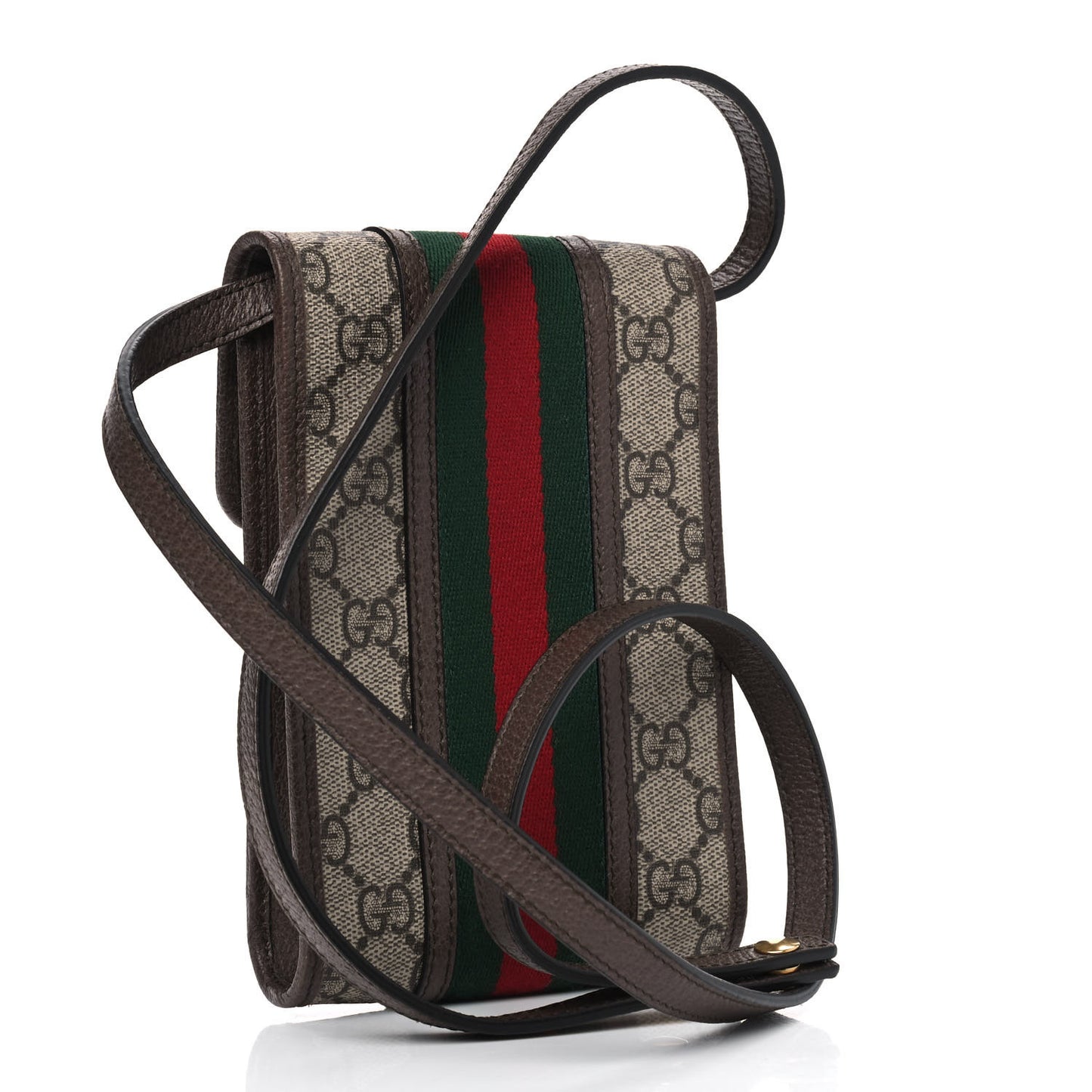 GG Supreme Monogram Web Mini Ophidia Crossbody Bag Beige New Acero