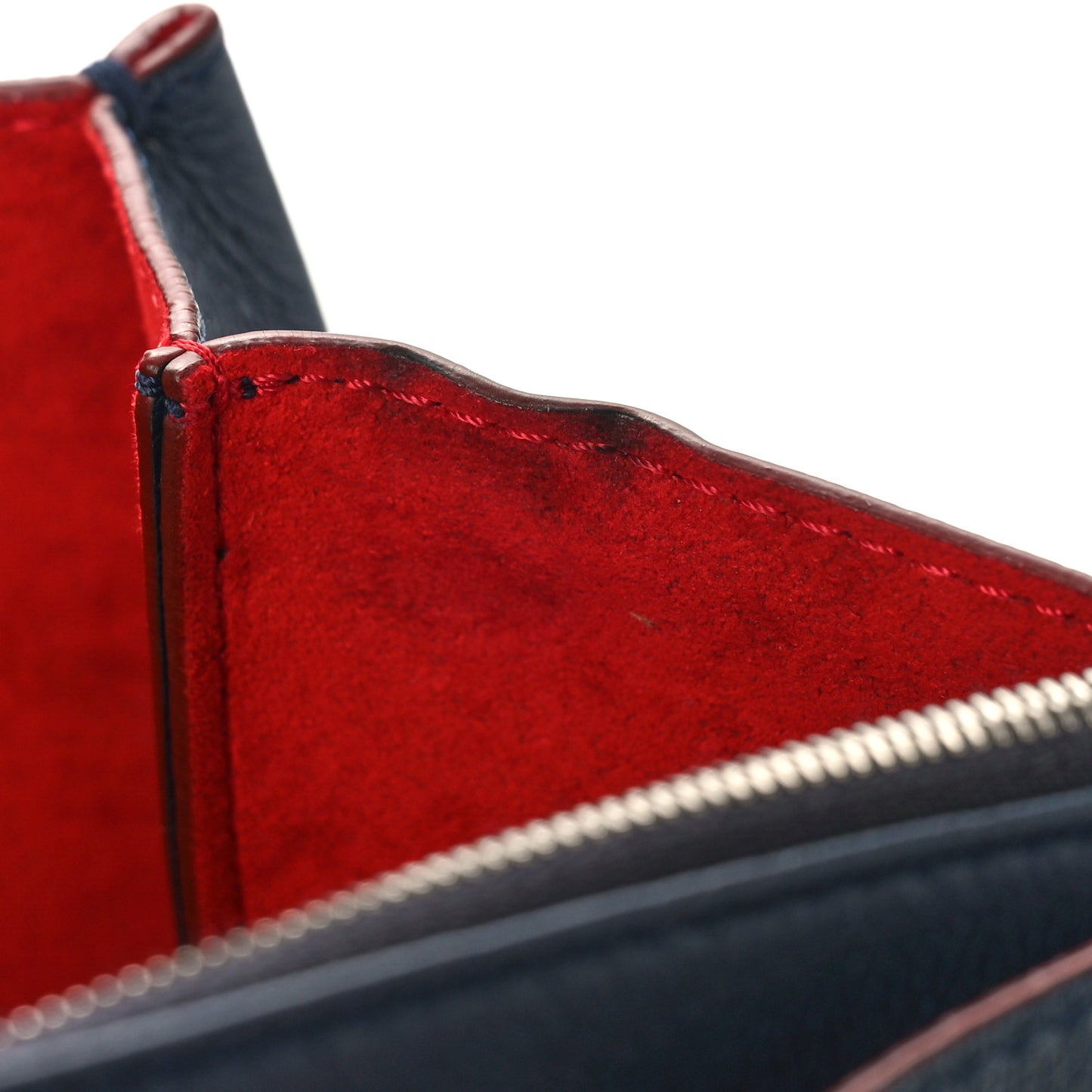 Calfskin Lockmeto Marine Rouge