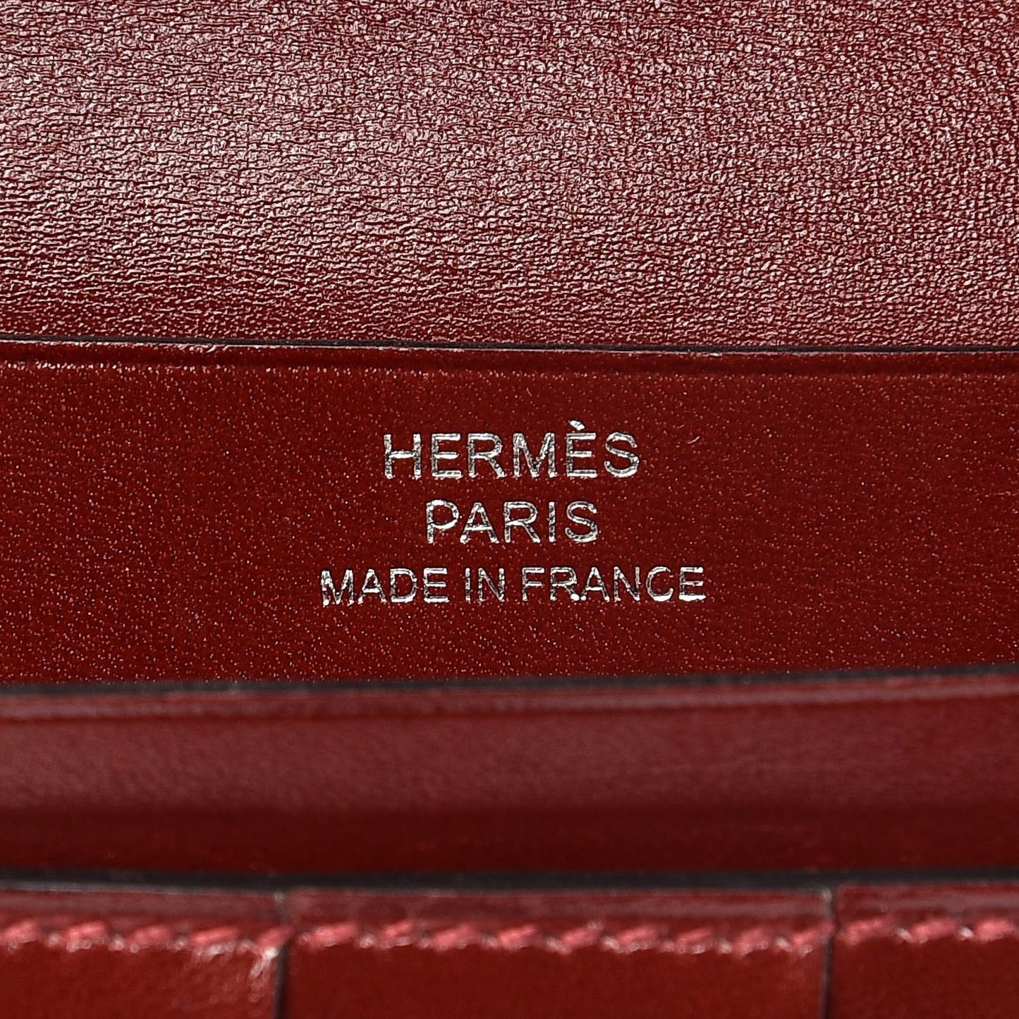 Box Bearn Gusset Wallet Rouge H