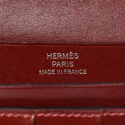 Hermes Box Bearn Gusset Wallet Rouge H 6 of 10