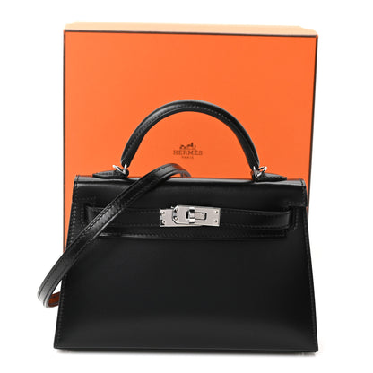 Hermes Box Mini Kelly Sellier 20 Black 11 of 11