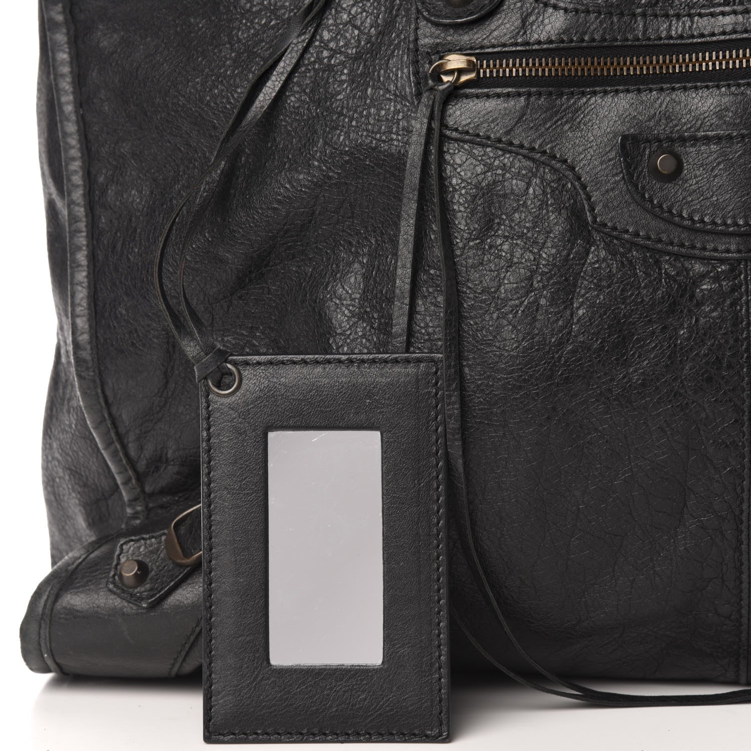 Balenciaga Agneau Classic Hardware Weekender Black 11 of 12