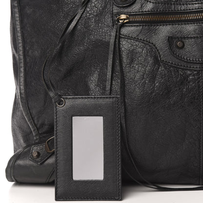 Balenciaga Agneau Classic Hardware Weekender Black 11 of 12