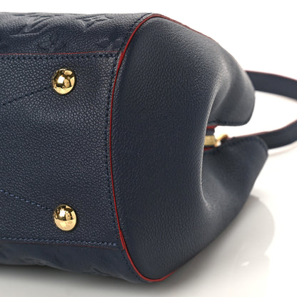 Louis Vuitton Empreinte Montaigne MM Marine Rouge 8 of 8