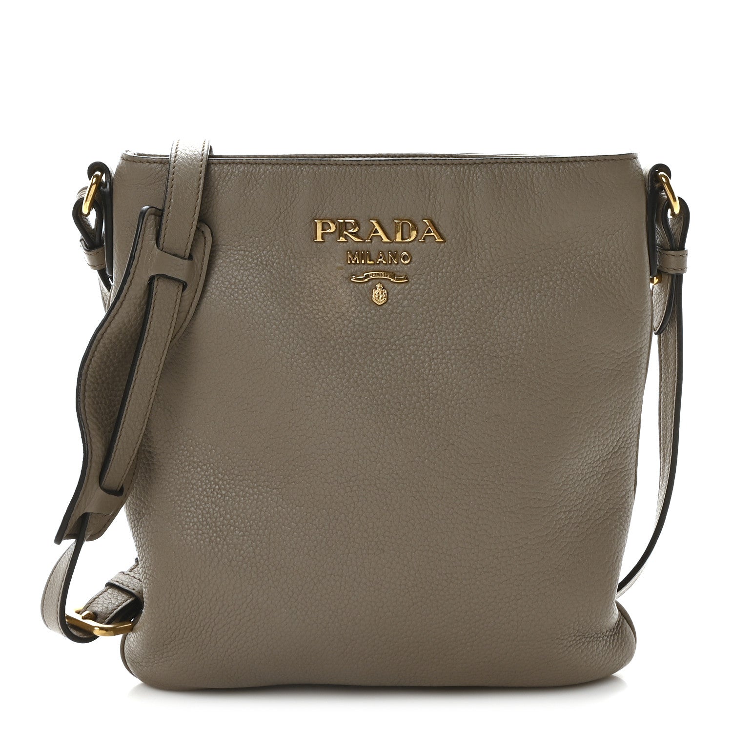 Prada Vitello Daino Crossbody Bag Argilla 1 of 9