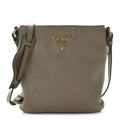 Prada Vitello Daino Crossbody Bag Argilla 1 of 9
