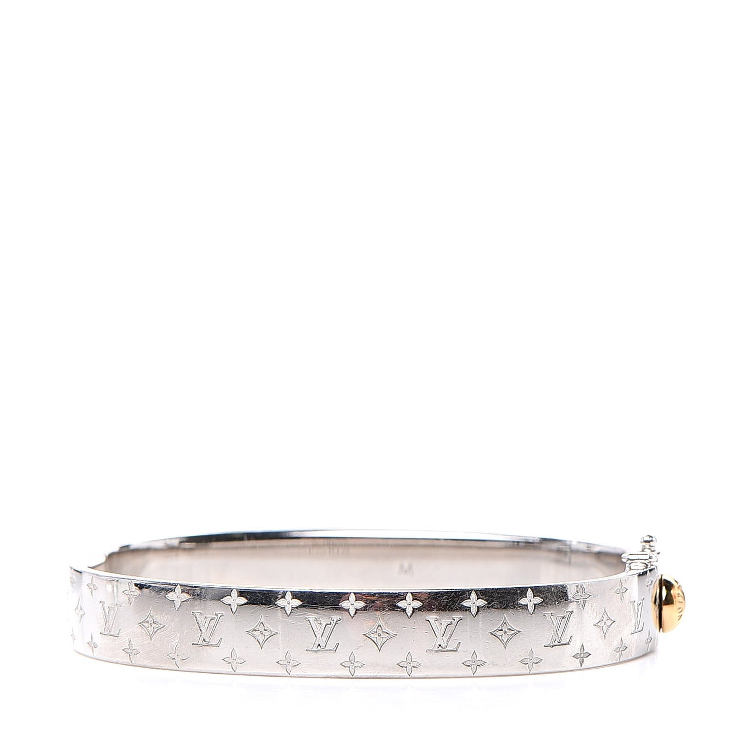 Palladium Monogram Nanogram Cuff M