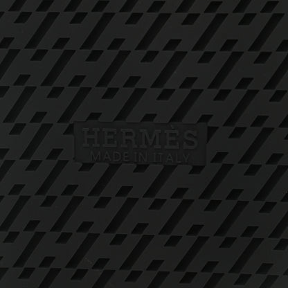 Hermes Calfskin Mens Chypre Sandals 42 Naturel Safari Black 6 of 8