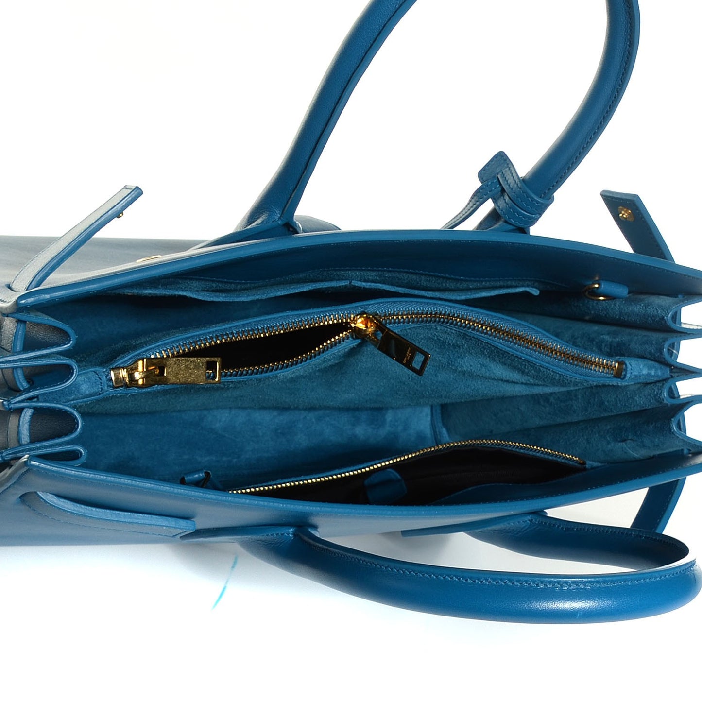 Calfskin Small Sac De Jour Indigo