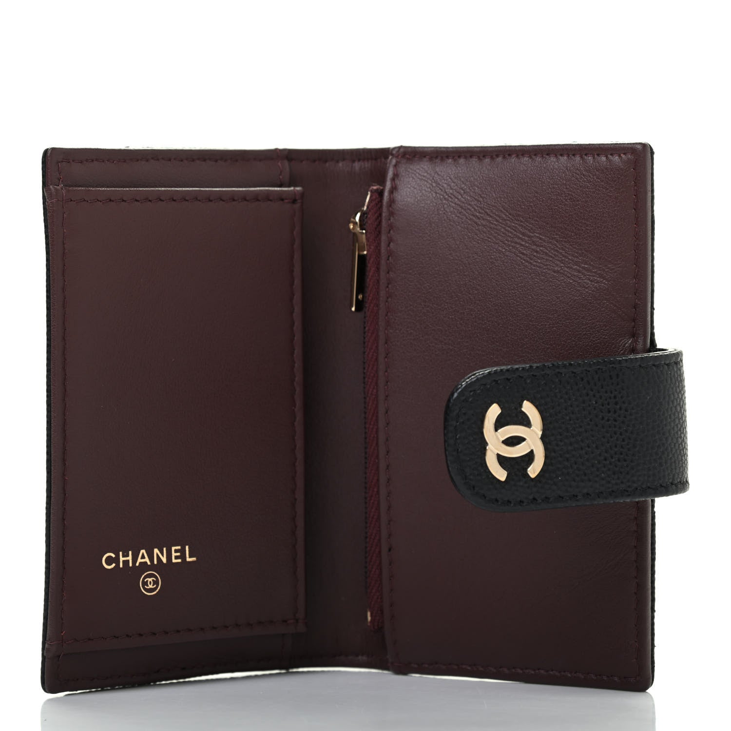 Chanel Caviar Quilted Small Classic Wallet Black 5 of 8