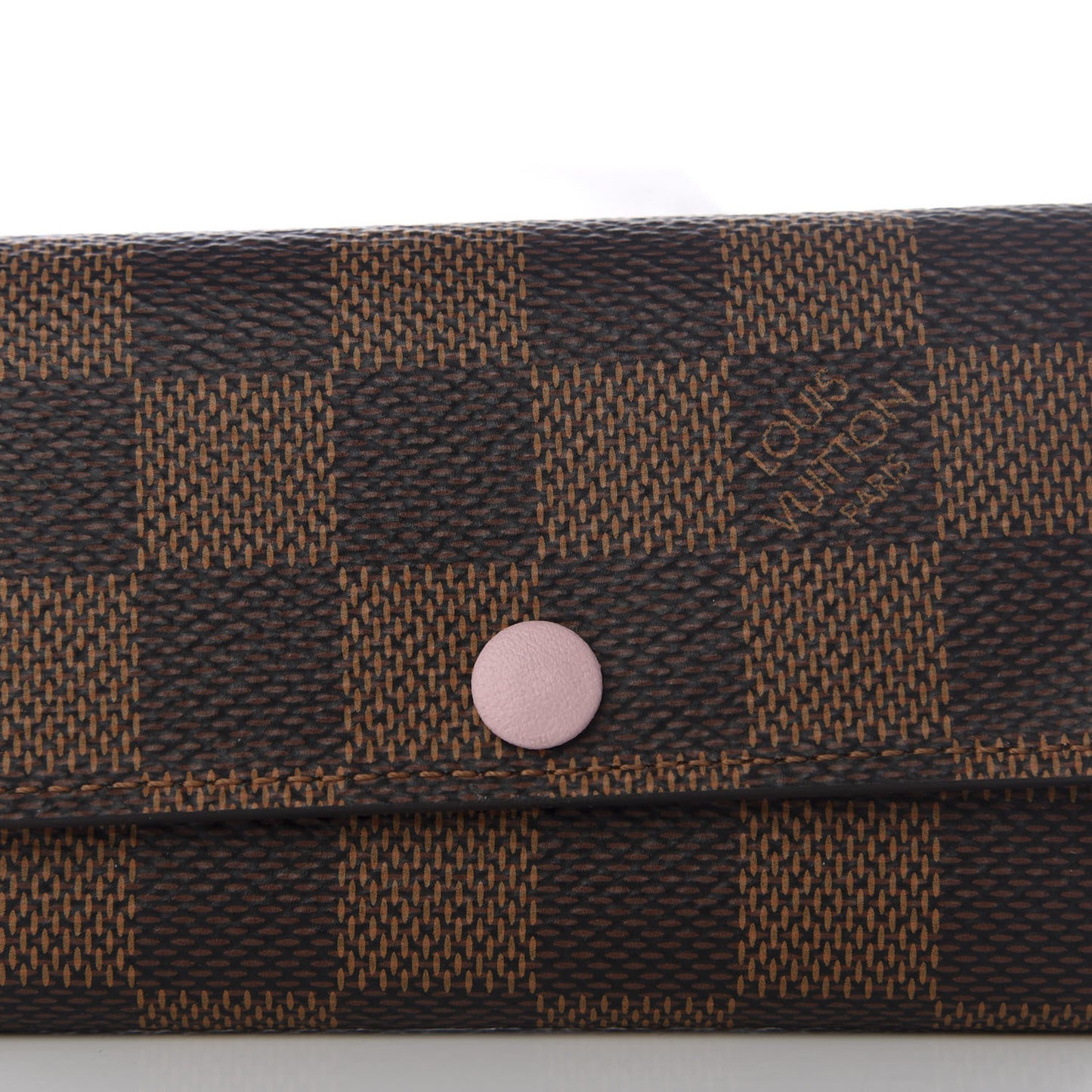 Damier Ebene Multicles 6 Key Holder Rose Ballerine
