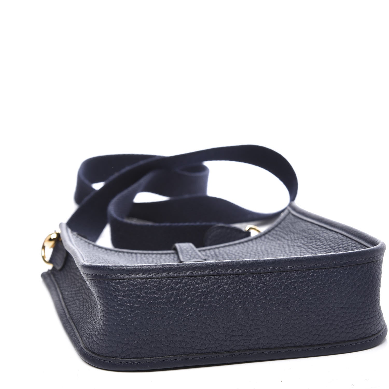 Hermes Taurillon Clemence Amazone Evelyne TPM Bleu Nuit Bleu Indigo 3 of 9