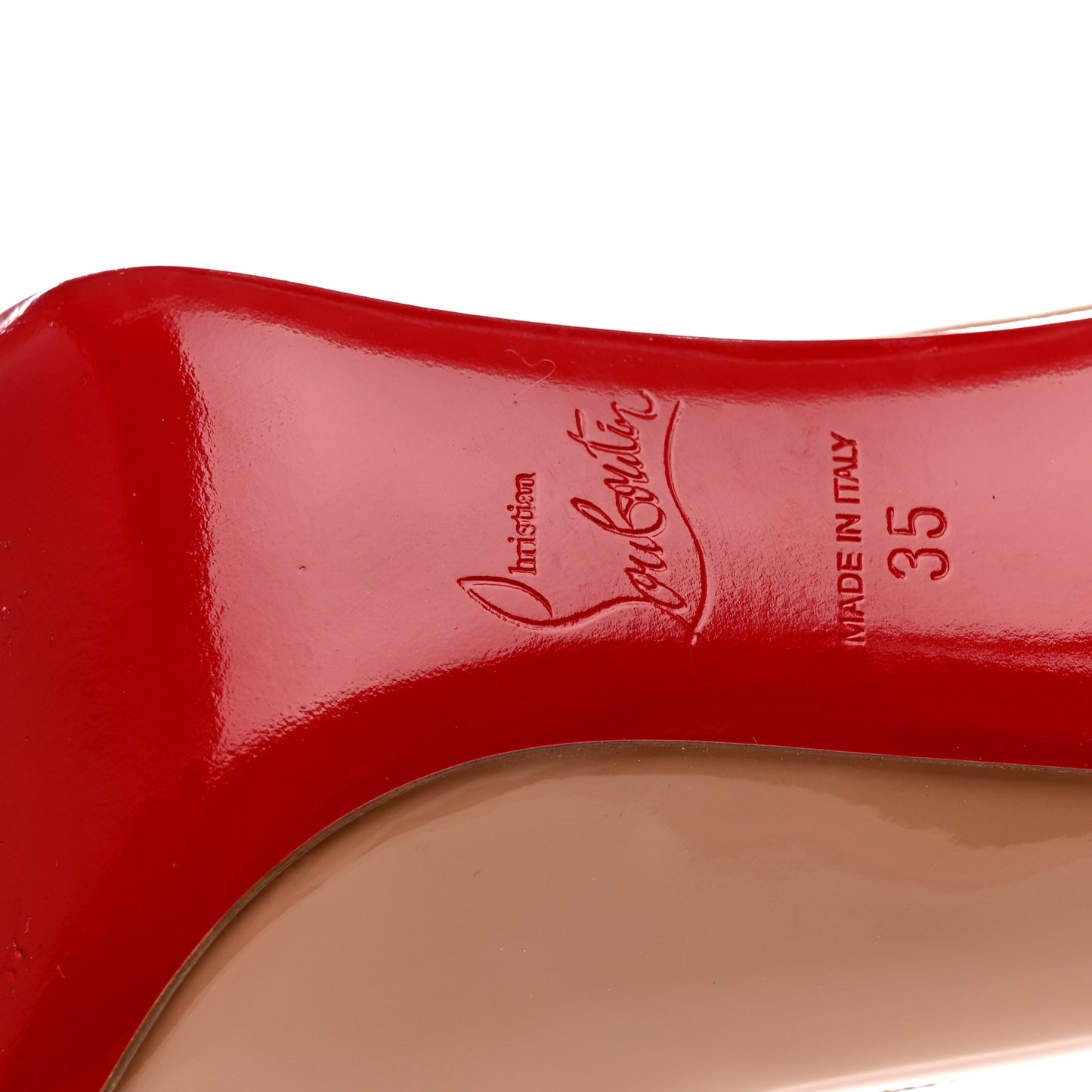 Patent Pigalle Follies 85mm Pumps 35 Nude