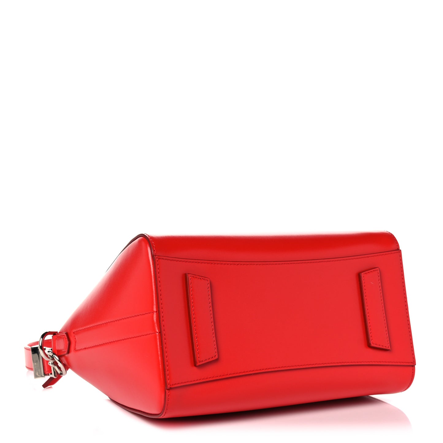 Shiny Lord Calfskin Small Antigona Medium Red