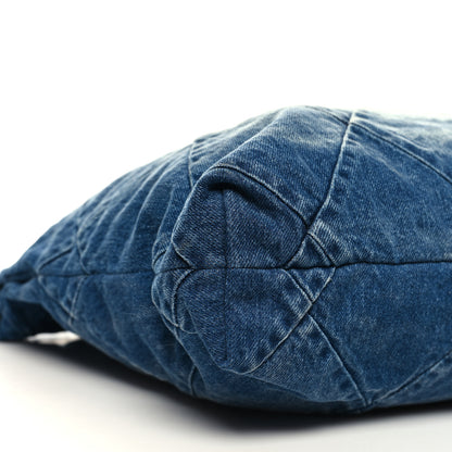 Chanel Denim Quilted Small Chanel 22 Blue 11 of 13
