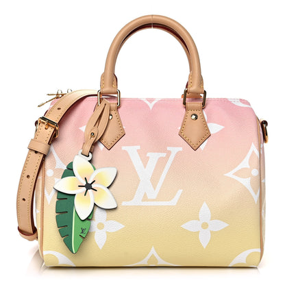 Louis Vuitton Monogram Giant By The Pool Speedy Bandouliere 25 Light Pink 1 of 12