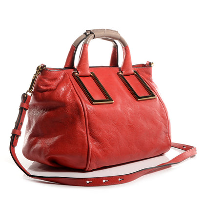 Chloe Leather Medium Ethel Satchel Lipstick 3 of 10