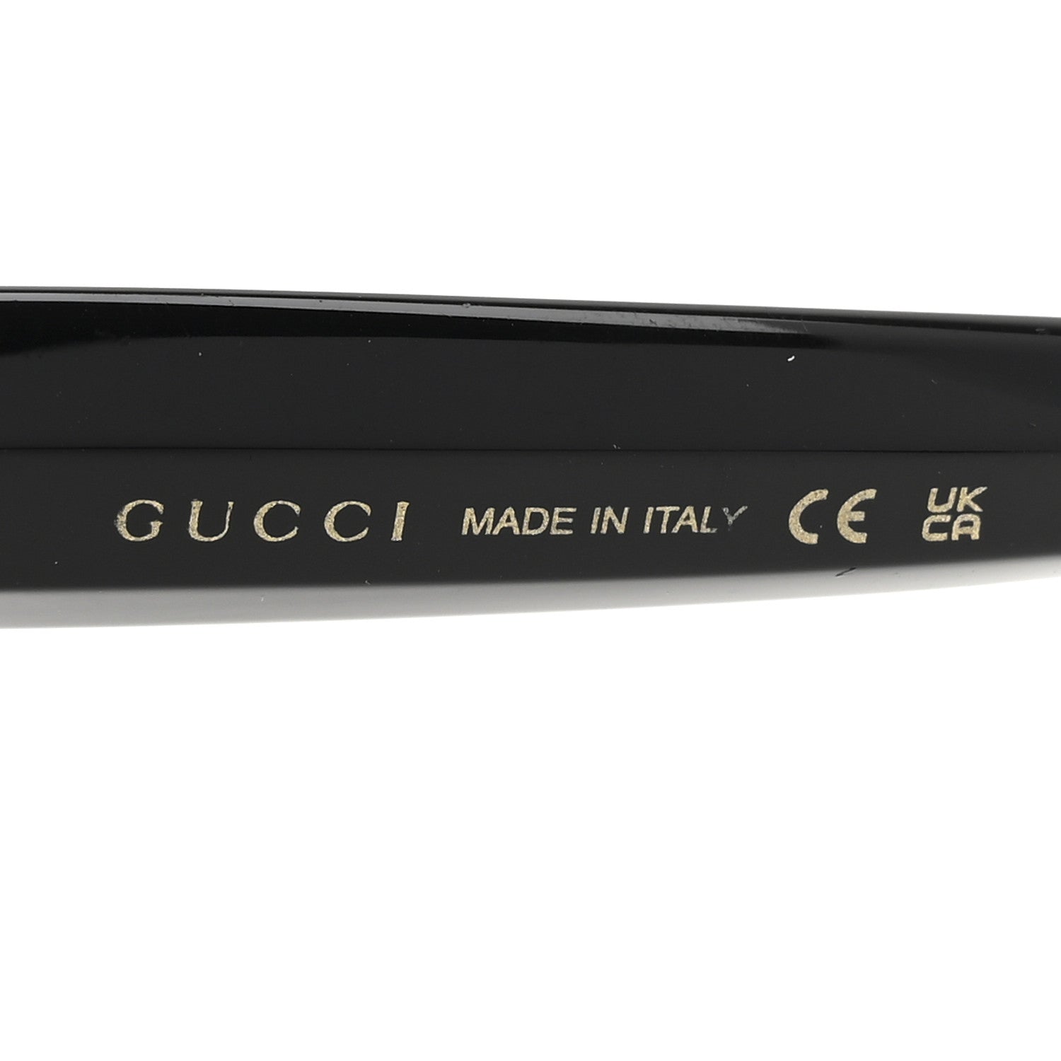 Gucci Acetate Crystal Star Round Frame Sunglasses GG0208S Black Black 6 of 8