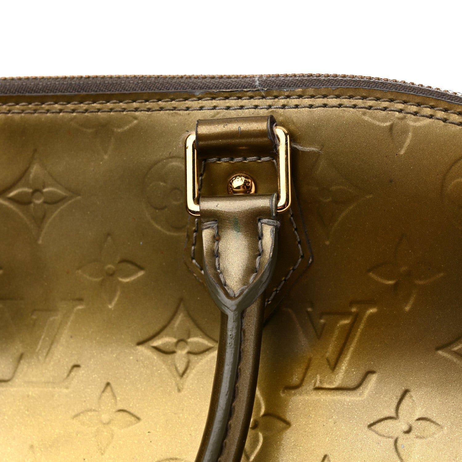 Louis Vuitton Vernis Alma GM Givre 10 of 17