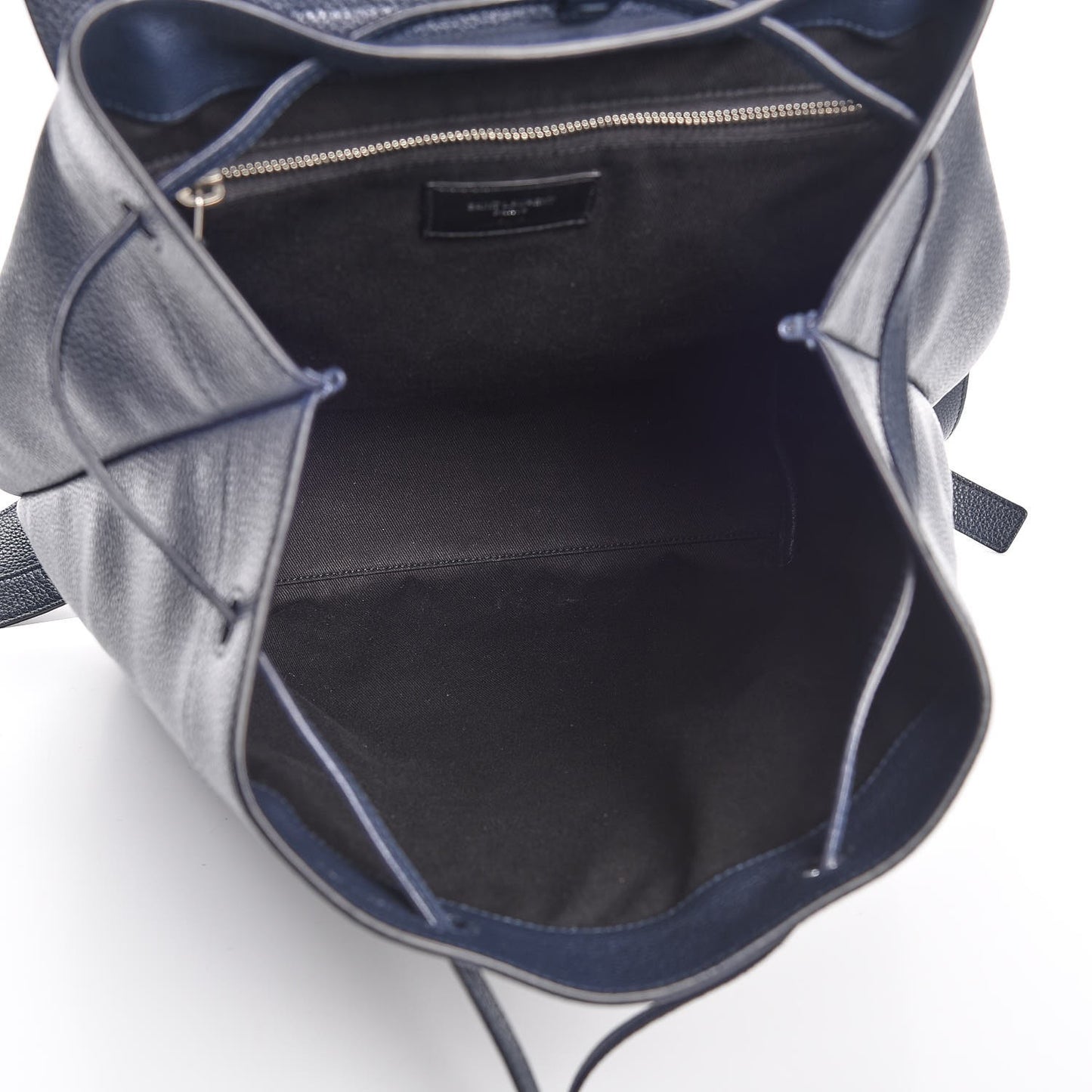 Grained Calfskin Sac De Jour Souple Backpack Navy
