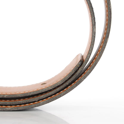 Hermes Chamonix 32mm Belt Strap 68 Black Natural 9 of 11