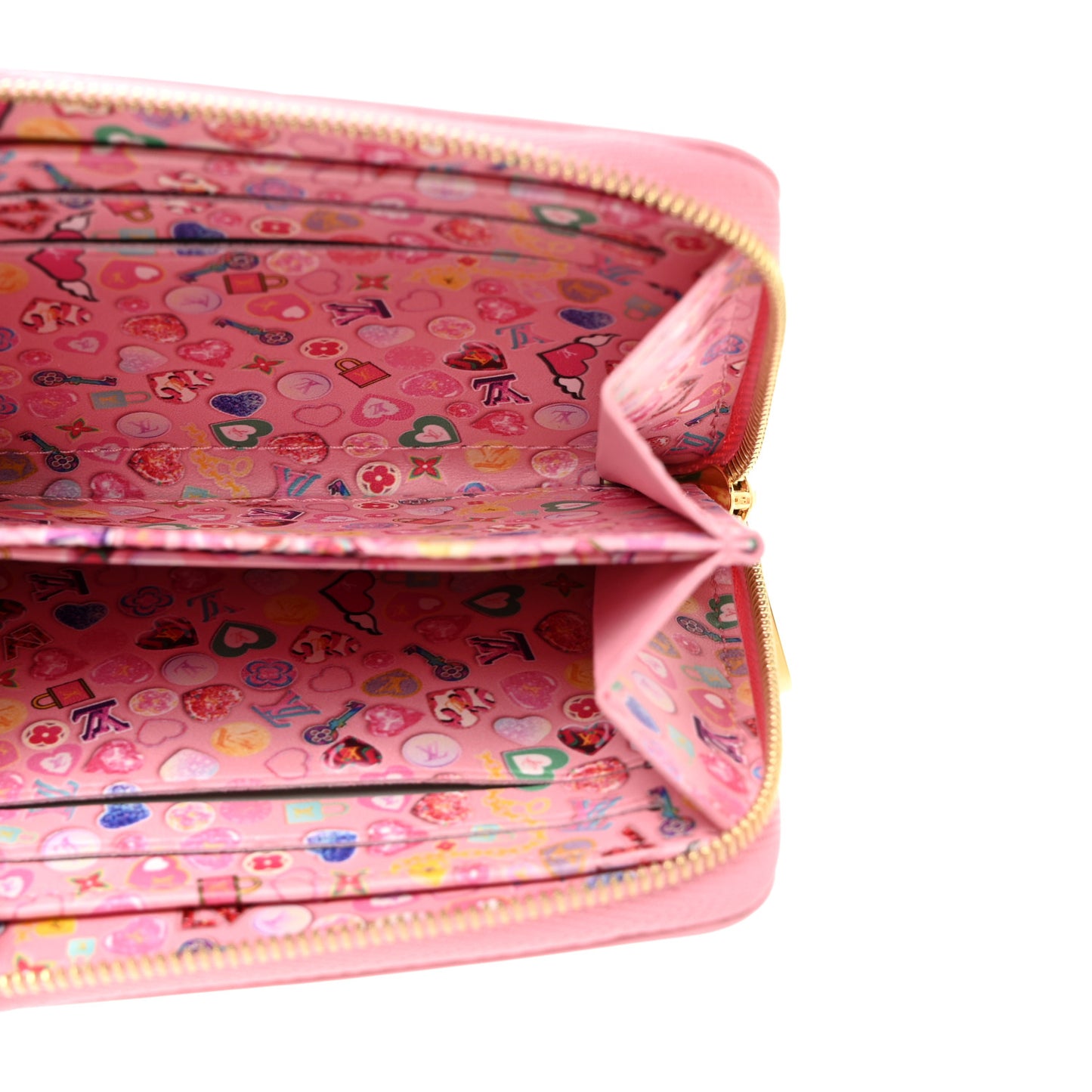 Vernis Valentine's Day Zippy Coin Purse Mochi Pink