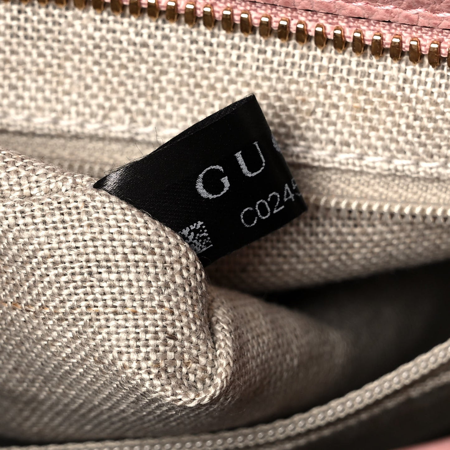 Monogram Small Bree Tote Beige Soft Pink