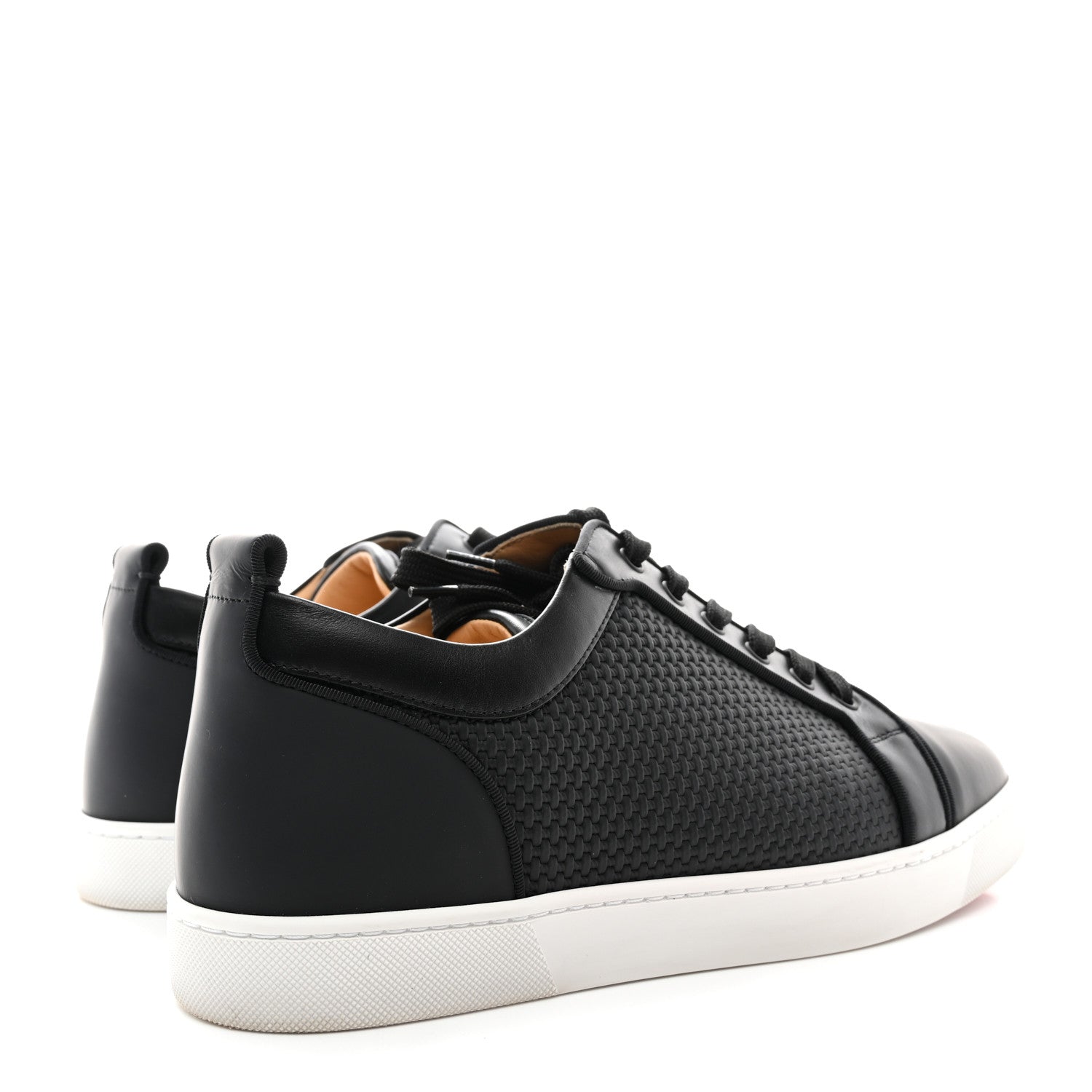 Christian Louboutin Calfskin Mens Low Top Sneaker 45 Black 4 of 10