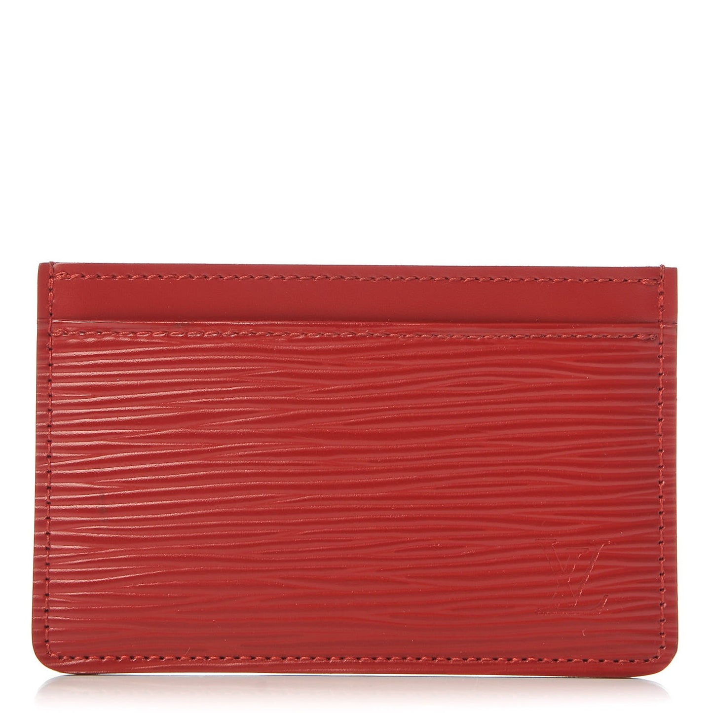 Epi Card Holder Carmine