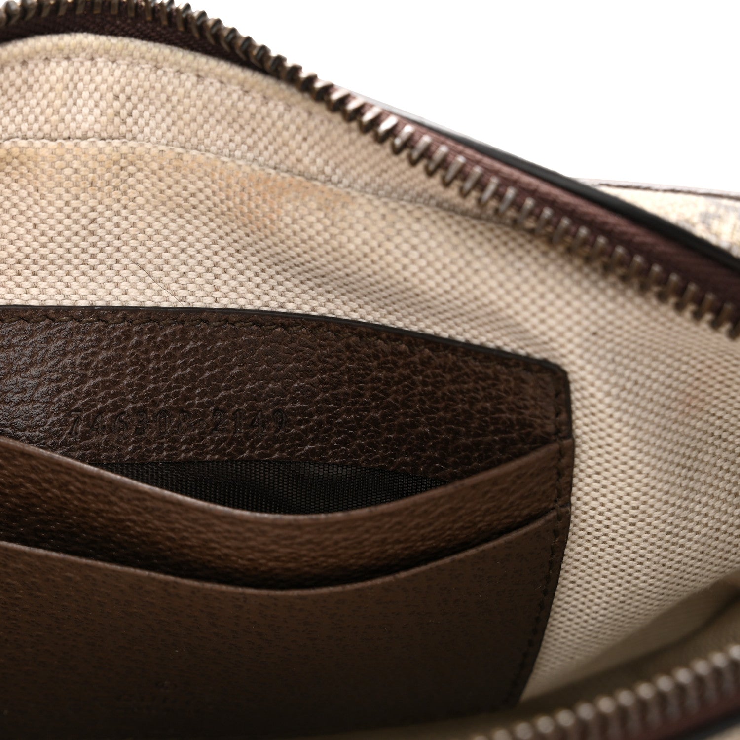 Gucci GG Supreme Monogram Web Mini Ophidia Bag Beige Ebony 7 of 10