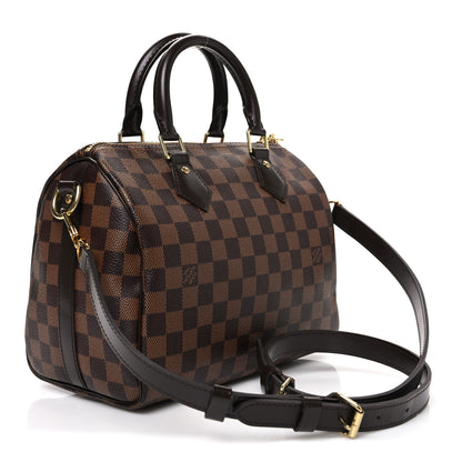 Louis Vuitton Damier Ebene Speedy Bandouliere 25 3 of 10