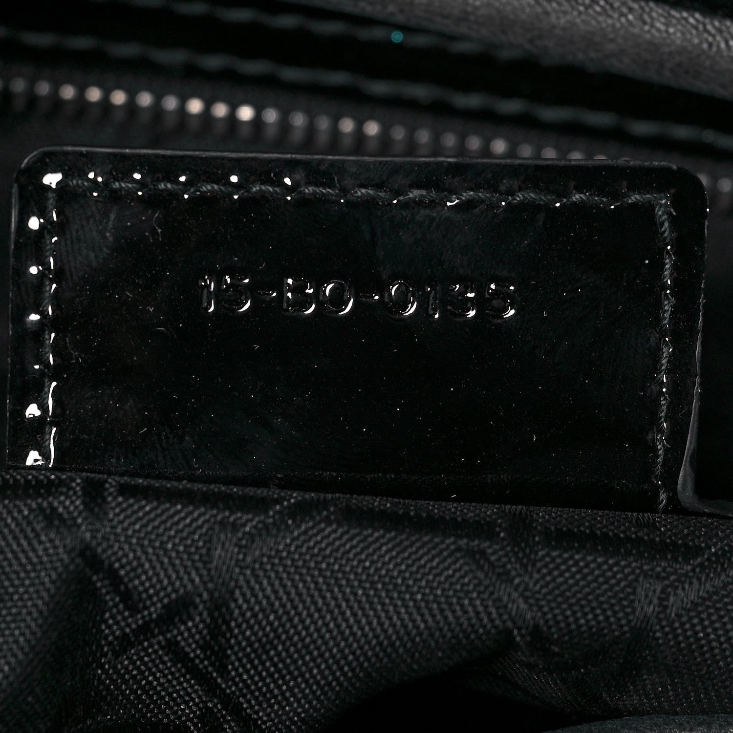 Christian Dior Patent Cannage Large Lady Dior Black 7 of 13