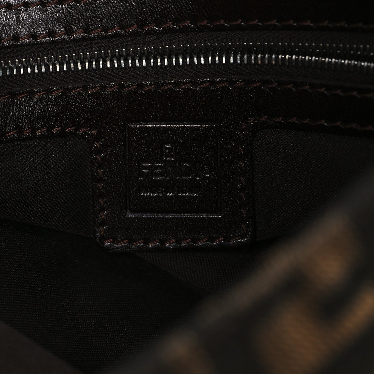 Fendi Zucca Mama Baguette Tobacco 6 of 10