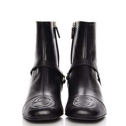 Gucci Calfskin Soho Boot 38.5 Nero Black 2 of 9