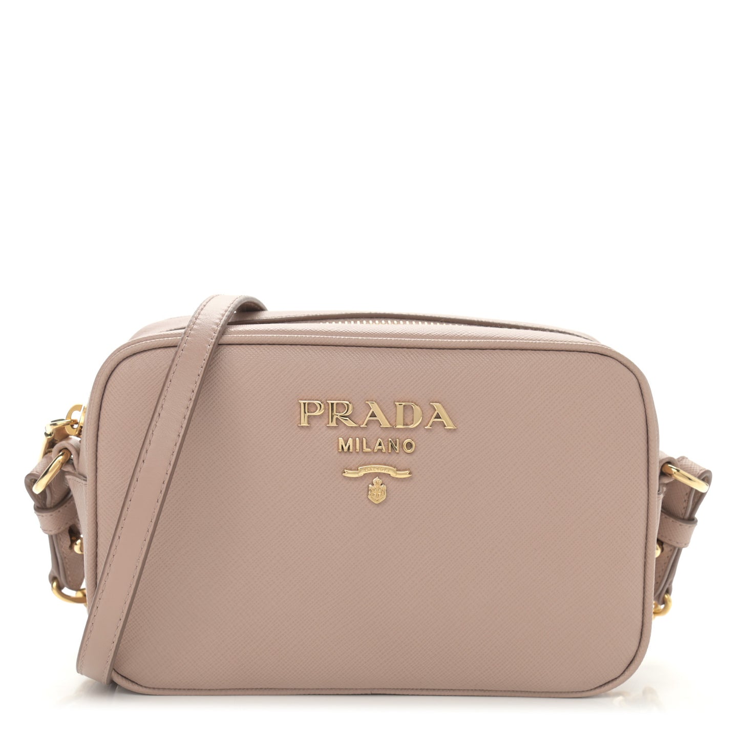 Saffiano Mini Camera Crossbody Cipria